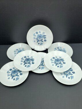 Corelle Pioneer Woman Evie Blue Appetizer Plates Blue Floral Dessert Bread Plate